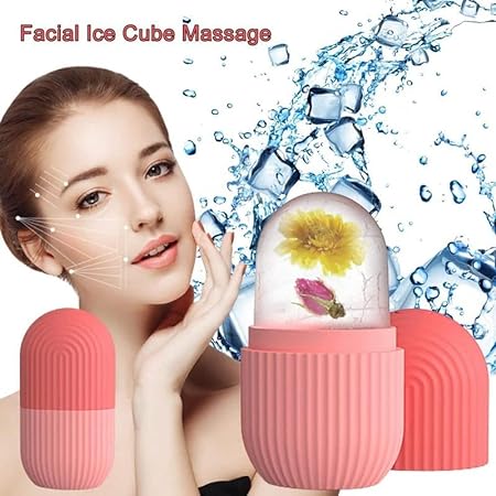Face Glow Ice Roller – Silicone Facial Ice Therapy for Puffiness & Glow