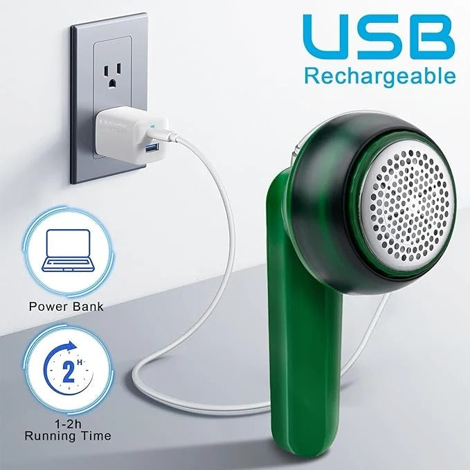 Rechargeable Lint Remover – Electric Fabric Shaver for Clothes & Sofas