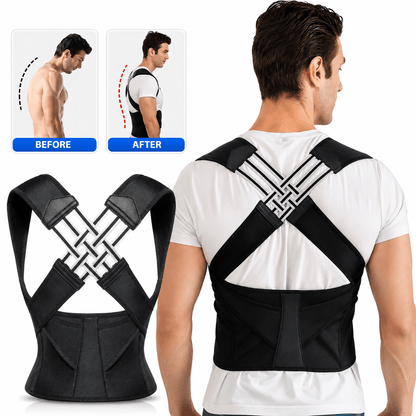 Posture Support Brace – Adjustable Back & Shoulder Support