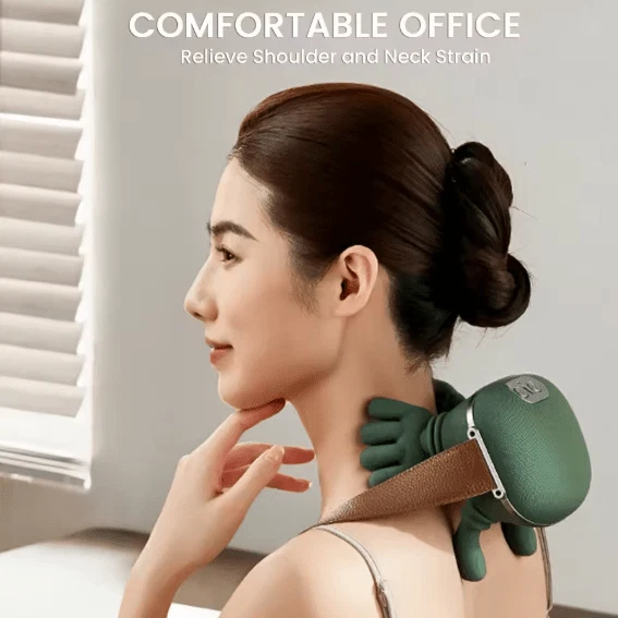 Shoulder & Neck Massager – Cordless Kneading Massager for Home & Office