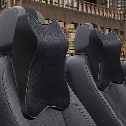 Car Neck Pillow – Memory Foam Headrest Support for Long Drives