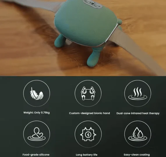 Shoulder & Neck Massager – Cordless Kneading Massager for Home & Office