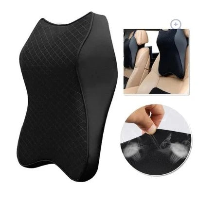 Car Neck Pillow – Memory Foam Headrest Support for Long Drives