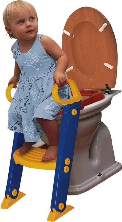 Children's Toilet Training Ladder – Foldable Potty Seat with Steps