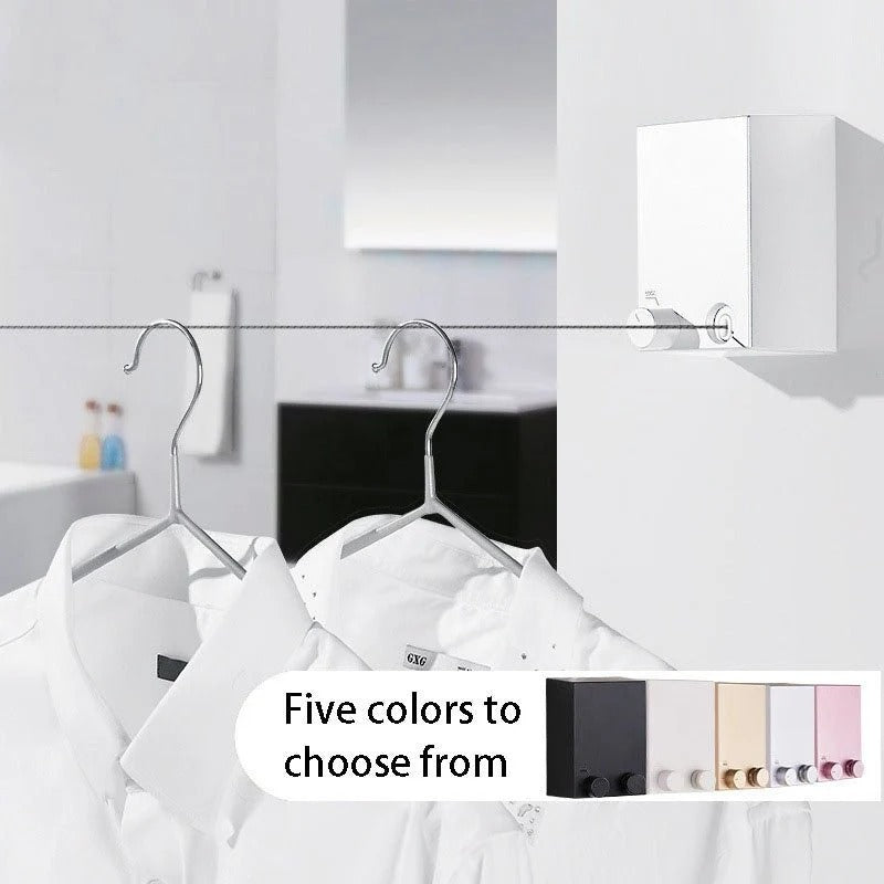 Retractable Clothesline – Wall-Mounted Drying Line, Extends to 4.2m