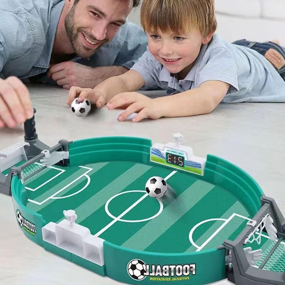 Mini Football Table Game – 2-Player Tabletop Foosball for Family Fun