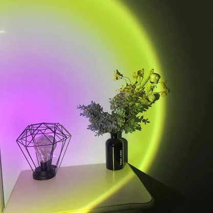 Sunset Lamp – LED Sunset Projector for Instant Room Ambiance